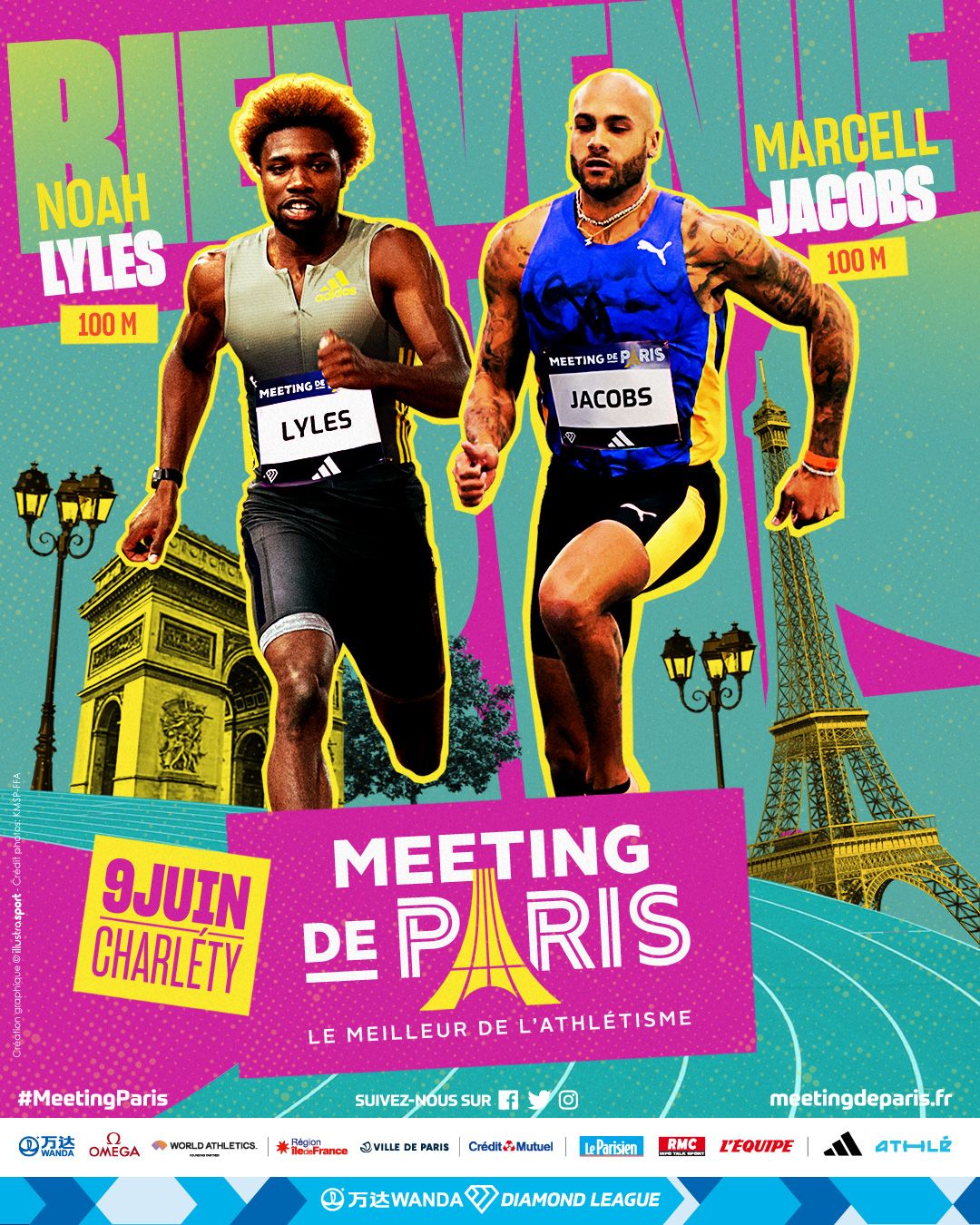 MEETING de PARIS 2023: Quite the show with Noah Lyles and Marcell Jacobs